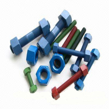 Buy Xylan Fluoropolymer Coated Stud Bolts and Nuts at wholesale prices