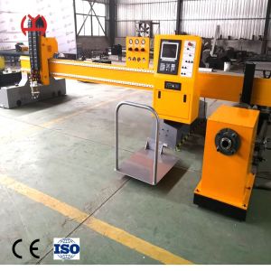 OEM Fiber Laser Pipe Cutting Machine , Pipe Profile Cutting Machine Customizable