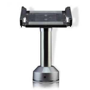 high quality tablet security stand with alarm and charging , adjustable width