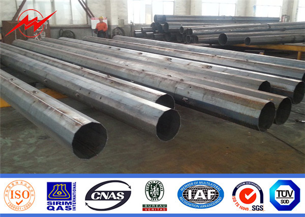 Buy Power Transmission Electrical Galvanized Steel Electric Pole In Philippines at wholesale prices