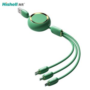 Multicolor Retractable Mobile Phone Charger
