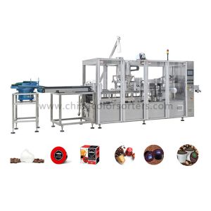 Biodegradable 0.8Mpa Coffee Capsule Filling Machine