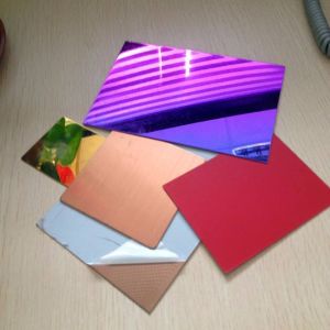 HL Stainless Steel Decorative Sheet Cold Rolled 8K Mirror Customized Color