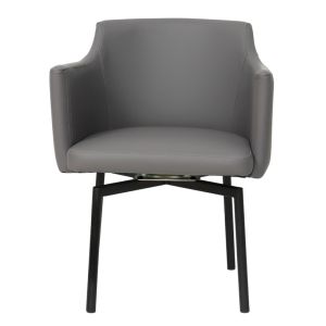 Lightweight Office Rolling Chair High Stability With Leather Upholstery