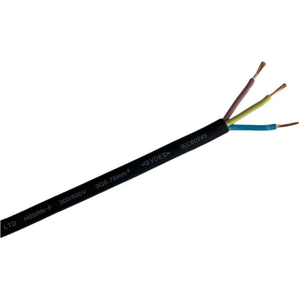 TPU Rubber Sheathed Evc Cable 16a/480v H07bz5-f 5x2.5mm2 5g 2.5 1*0.5 Evblo for EV Charing Temperature Range -40C To 90C