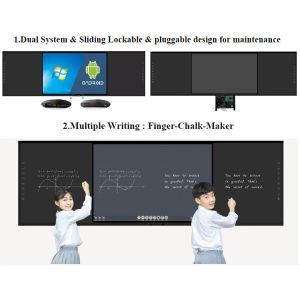 75 Inch Interactive Smart Digital Blackboard For School Teaching