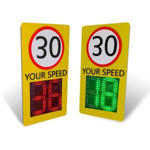 Millimeter Wave Radar Solar LED Speed Display With Wireless Linkage