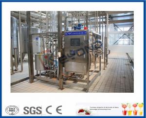 China SUS304 Small Scale Milk Pasteurization Equipment , PLC Touch Screen Dairy Tech Pasteurizer on sale