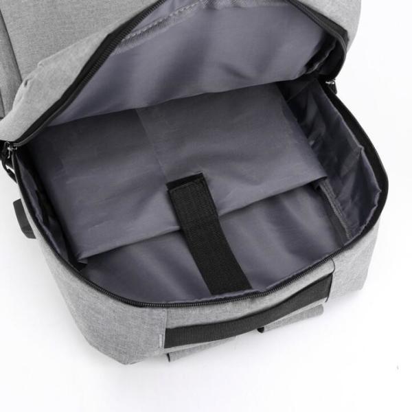 ODM Polyester Men'S Backpack Sets Waterproof Navy Blue Laptop Backpack