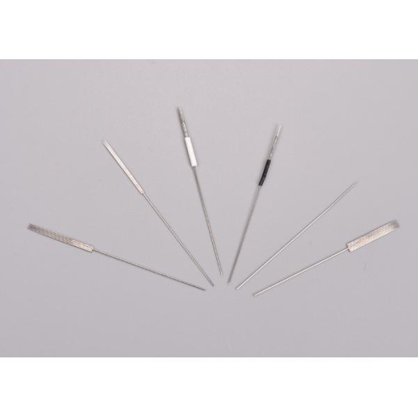 Professional 0.35*50mm Round Eyebrow Tattoo Needles Medical 304 Stainless Steel & Plastic Cover