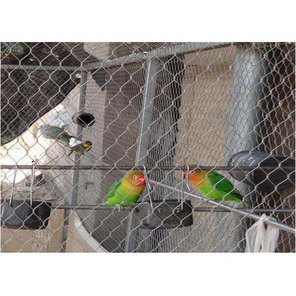 Customized Length AISI316 Stainless Steel Knotted Rope Mesh 1.5mm