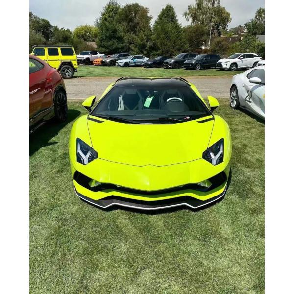 For Lamborghini Aventador LP700 Carbon Fiber Body Kit LP740 Style Front and Rear Bumper Spoilers