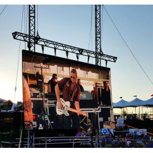 P4.81 Outdoor Rental LED Display Concern 500*500mm 3840hz