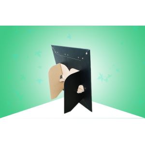 Quality Hook Cardboard Countertop Displays , Retail Tabletop Displays With Unique Design for sale