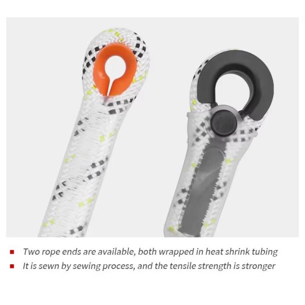 Customizable Outdoor Static Climbing Rope High Strength 12mm Diameter Polyester Rope For Camping