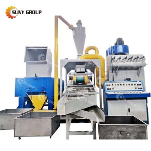 Manufacturing Plant Copper Wire Separation Machine Cable Granulator Recycle