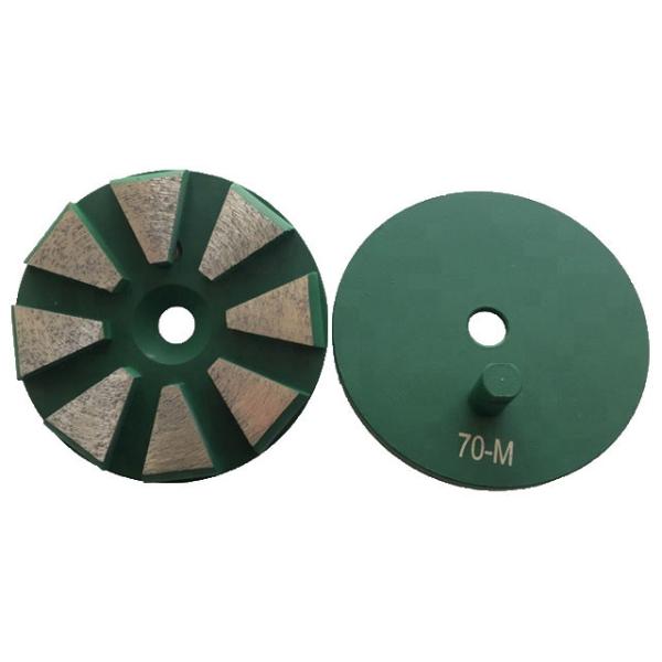 Durable 10mm Concrete Diamond Tools 3 Inch Diamond Polishing Pads For Klindex Machine