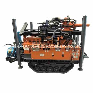 Powerful 180m Mini Crawler Water Well Drilling Rig with 77.3KW YuChai Engine for
