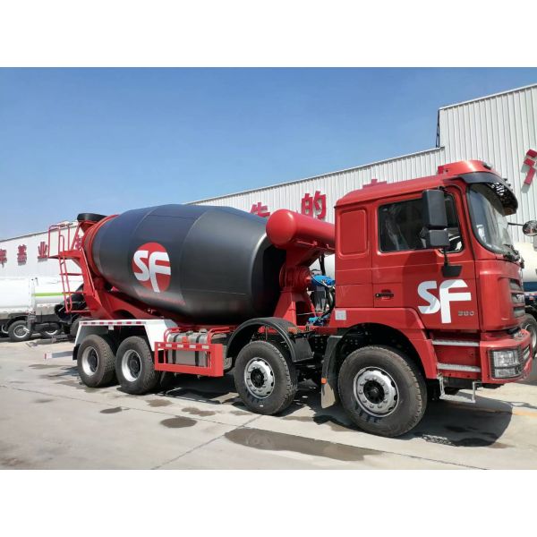 HOWO 8×4 Concrete Mixer Truck with 12m³ Capacity and Heavy-Duty Chassis for