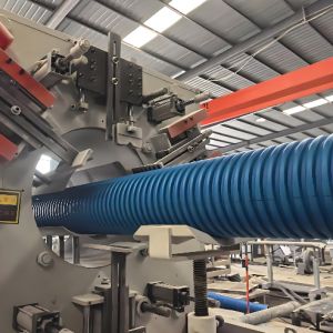 HYPET High Quality HDPE Double Wall Corrugated Pipe Extrusion Machine Manufactur