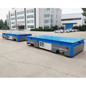 Quality 30T Industrial Transfer Cart Heavy Battery Operated Transfer Trolley for sale