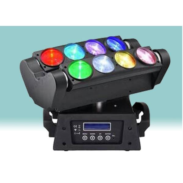 Disco Party DJ Lighting Moving Head Spider Lights Cree LED 8x10W RGBW Multi Color