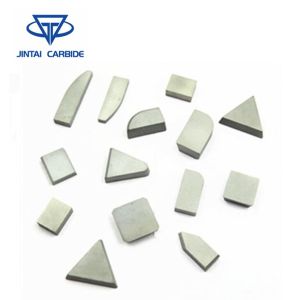 Grade YG6 Blank Brazed Tungsten Carbide Tip , Sintering Brazed Tips