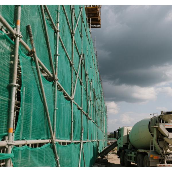 Customize Size Airflow Anti-UV PVC Toe Board Mesh Tarpaulins For Protective