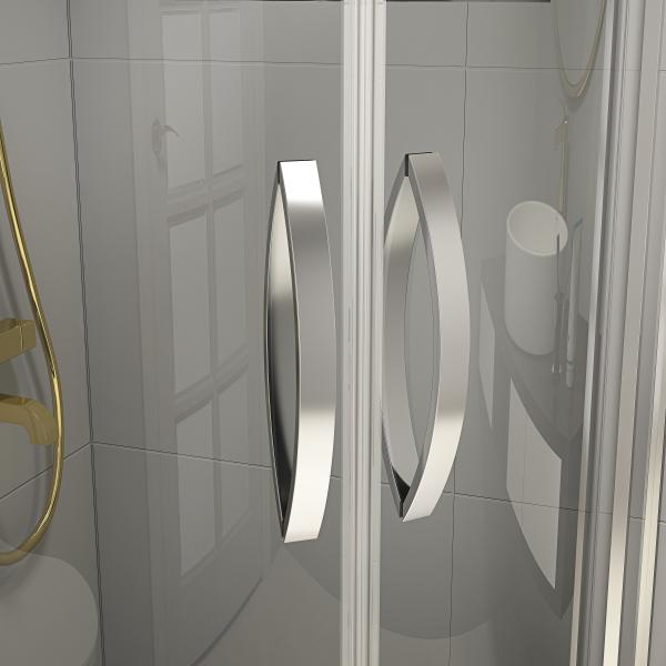 900x900x1900 6mm tempered glass Waterproof Bathroom C Shower Enclosure ,
