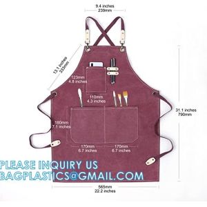 Gardening Work Garden Tools Storage Aprons Waterdrop Resistant Cotton Canvas