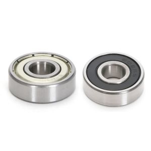Industrial Machinery 6302-2RS Bearing , 15x42x13 Bearing With Rubber Seals