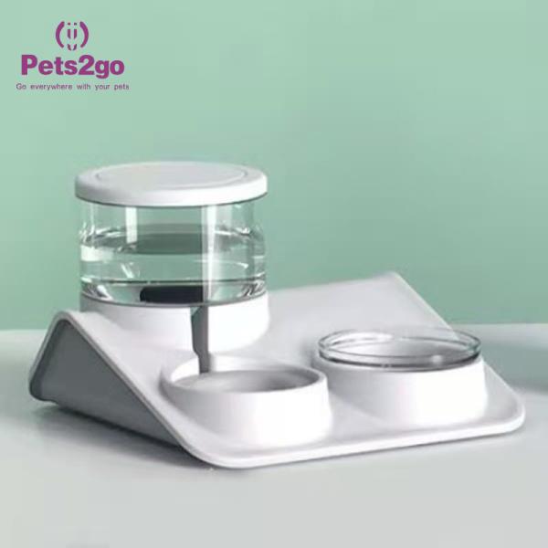 Stainless Steel Silicone 500g Pet Comfort Feeding Bowls