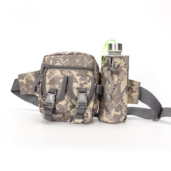 Outdoor Kettle Hanging Tactical Accessories Multifunctional Camouflage Waist Bag 600D Nylon