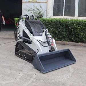 Front End 420cc Small Skid Steer Loader With Bucket Attachment