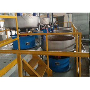 Rotary Vibrating Solid Liquid Separator , Ceramic Slurry Tumbler Sieve