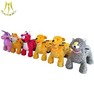 Hansel amusement park stuffed animal cartoon walking animal mall rides