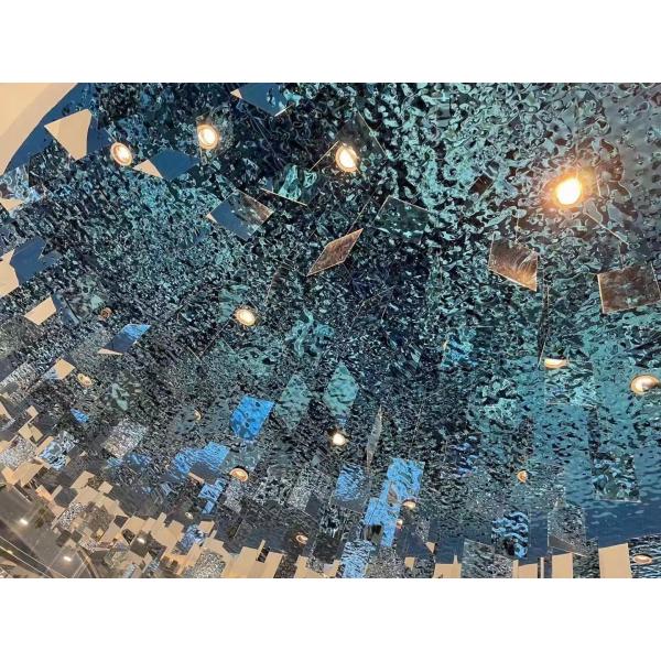 Water Ripple Corrugated Stainless Steel Sheet for Customized Architectural Decoration