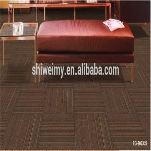 Wholesales striped commercial office carpet tiles