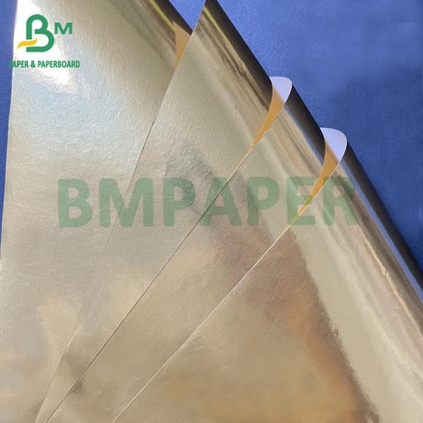 Smooth 80gsm Wet Strength Silver Golden Aluminum Metallized Paper