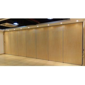Restaurant Folding Partition Walls , Soundproof Movable Room Dividers