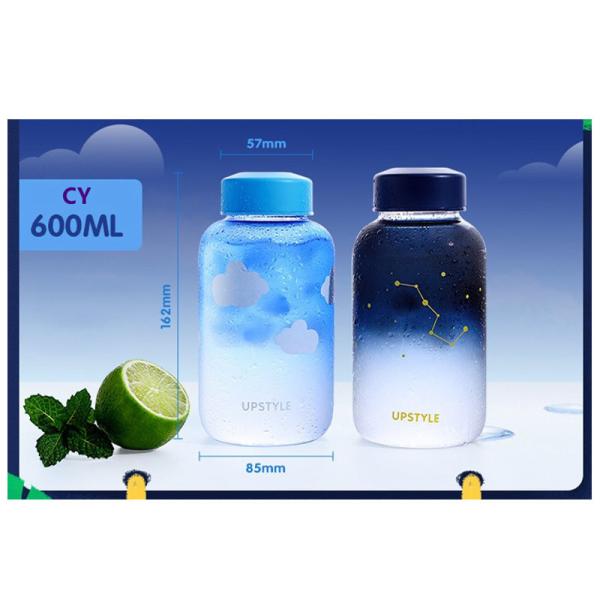 Starry Sky Children'S Unbreakable Glass Water Bottle