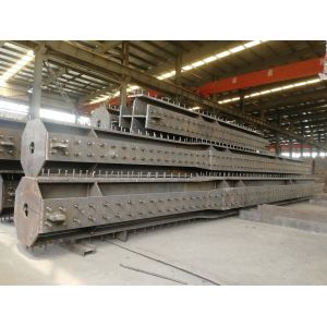 Hot Dip Galvanized Prefabricated Steel Structure Cross Column