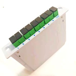 Insertion Card Type Fiber Optic 1x8 PLC Splitter With Sc / Apc Connector
