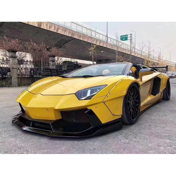 For Lamborghini Aventador LP700 Carbon Fiber Body Kit LP700 Upgraded LB-style Side Skirt Spoiler Wheel Arch