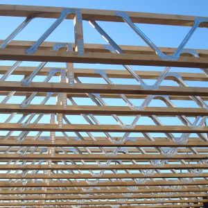 Quality Galvanized Steel Metal Web Joists for Woodworking Construction in Powder Coating for sale