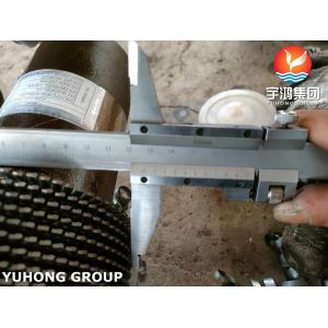 ASTM A335 P9 Welded Helical Serrated Finned Tube With Carbon Steel Fins For