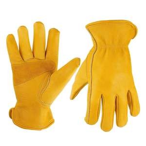 China Insulated 12'' Mens Leather Work Gloves Oem Odm on sale