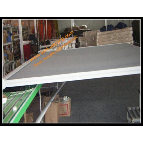 Durable Glass Room Sunshade Aluminum Motorized Romote Control Skylight Awning Conservatory Roof