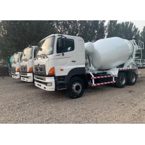 Remanufactured 10CBM Concrete Mixer Lorry , Truck Mixer Agitator High Reliabilit
