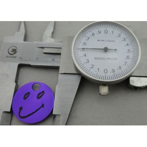 Aluminum Anodized Trolley Coin, personalised Trolley Coin Keyring with Stamped,